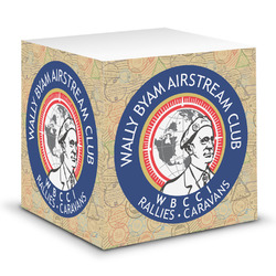 Wally Byam Airstream Club logo Sticky Note Cube