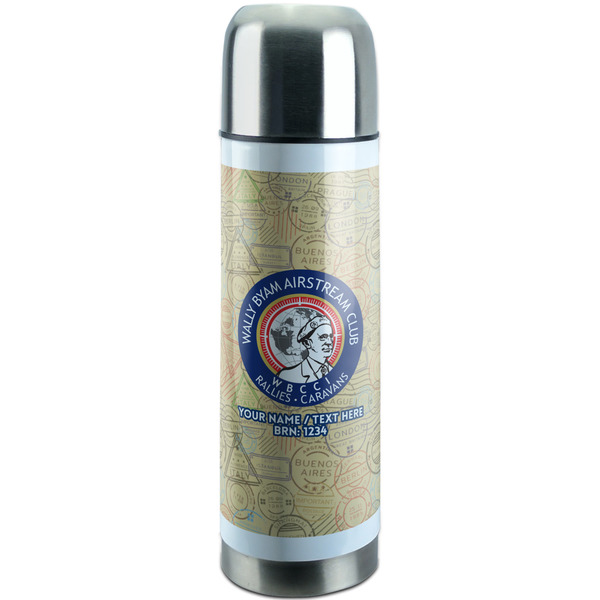 Custom Wally Byam Airstream Club logo Stainless Steel Thermos