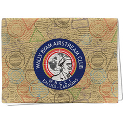 Wally Byam Airstream Club logo Kitchen Towel - Waffle Weave