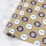 Wally Byam Airstream Club logo Wrapping Paper Roll - Small - Satin