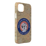 Wally Byam Airstream Club logo iPhone Case - Plastic - iPhone 14 Plus