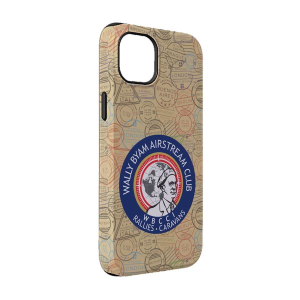 Custom Wally Byam Airstream Club logo iPhone Case - Rubber Lined - iPhone 14 Pro