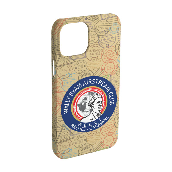 Custom Wally Byam Airstream Club logo iPhone Case - Plastic - iPhone 15