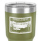 Silver in the Sierra '24 Rally 30 oz Stainless Steel Ringneck Tumbler - Olive - Close Up