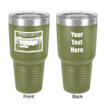 Silver in the Sierra '24 Rally 30 oz Stainless Steel Tumbler - Olive - Double-Sided