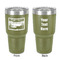 Silver in the Sierra '24 Rally 30 oz Stainless Steel Ringneck Tumbler - Olive - Double Sided - Front & Back