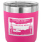 Silver in the Sierra '24 Rally 30 oz Stainless Steel Ringneck Tumbler - Pink - CLOSE UP