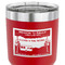 Silver in the Sierra '24 Rally 30 oz Stainless Steel Ringneck Tumbler - Red - CLOSE UP