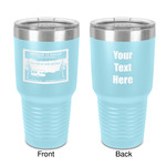 Silver in the Sierra '24 Rally 30 oz Stainless Steel Tumbler - Teal - Double-Sided