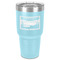 Silver in the Sierra '24 Rally 30 oz Stainless Steel Ringneck Tumbler - Teal - Front