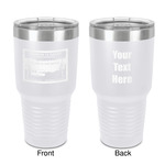 Silver in the Sierra '24 Rally 30 oz Stainless Steel Tumbler - White - Double-Sided