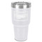 Silver in the Sierra '24 Rally 30 oz Stainless Steel Ringneck Tumbler - White - Front