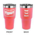 Silver in the Sierra '24 Rally 30 oz Stainless Steel Tumbler - Coral - Double-Sided