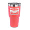 Silver in the Sierra '24 Rally 30 oz Stainless Steel Ringneck Tumblers - Coral - FRONT