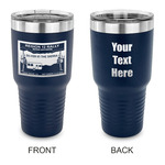 Silver in the Sierra '24 Rally 30 oz Stainless Steel Tumbler - Navy - Double-Sided