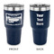 Silver in the Sierra '24 Rally 30 oz Stainless Steel Ringneck Tumblers - Navy - Double Sided - APPROVAL