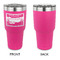 Silver in the Sierra '24 Rally 30 oz Stainless Steel Ringneck Tumblers - Pink - Single Sided - APPROVAL