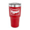 Silver in the Sierra '24 Rally 30 oz Stainless Steel Ringneck Tumblers - Red - FRONT