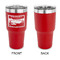 Silver in the Sierra '24 Rally 30 oz Stainless Steel Ringneck Tumblers - Red - Single Sided - APPROVAL