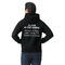 Silver in the Sierra '24 Rally Black Hoodie on Model - Back