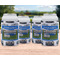 Silver in the Sierra '24 Rally Can Cooler - Standard 12oz - Set of 4 - In Context