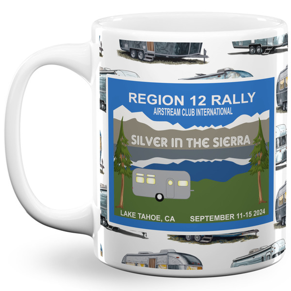 Custom Silver in the Sierra '24 Rally 11 oz Coffee Mug - White