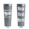 Silver in the Sierra '24 Rally Grey RTIC Everyday Tumbler - 28 oz. - Front and Back