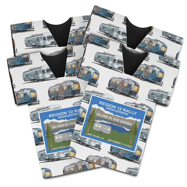 Custom Silver in the Sierra '24 Rally Jersey Bottle Coolers - Set of 4