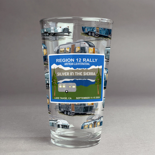 Custom Silver in the Sierra '24 Rally Pint Glass - Full Print