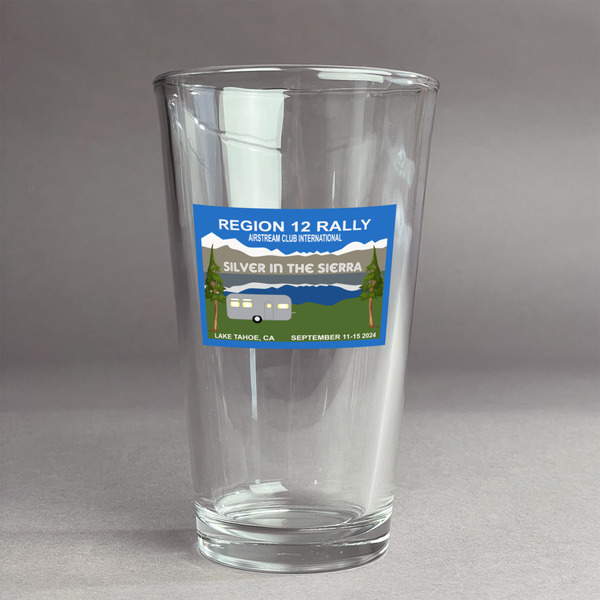 Custom Silver in the Sierra '24 Rally Pint Glass - Full Color Logo