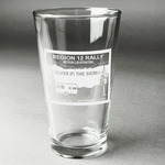 Silver in the Sierra '24 Rally Pint Glass - Laser Engraved - Single