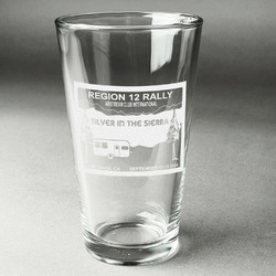 Silver in the Sierra '24 Rally Pint Glass - Laser Engraved