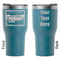 Silver in the Sierra '24 Rally RTIC Tumbler - Dark Teal - Double Sided - Front & Back