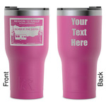 Silver in the Sierra '24 Rally RTIC Tumbler - Magenta - Laser Engraved - Double-Sided