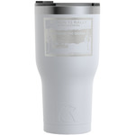 Silver in the Sierra '24 Rally RTIC Tumbler - White - Laser Engraved - Single-Sided