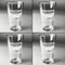 Silver in the Sierra '24 Rally Set of Four Engraved Beer Glasses - Individual View