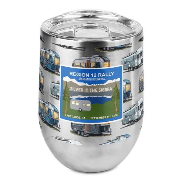 Custom Silver in the Sierra '24 Rally Stemless Wine Tumbler - Full Print