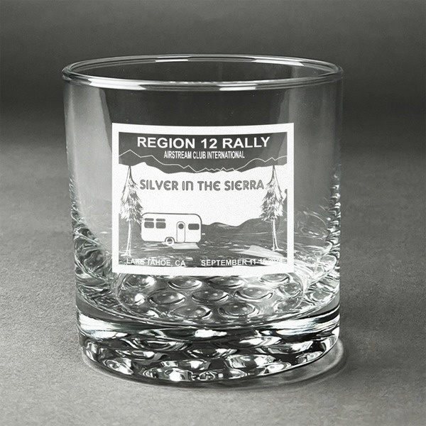 Custom Silver in the Sierra '24 Rally Whiskey Glass - Engraved - Single