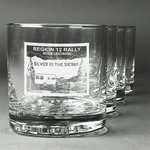 Silver in the Sierra '24 Rally Whiskey Glasses - Engraved - Set of 4