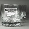 Silver in the Sierra '24 Rally Whiskey Glasses Set of 4 - Engraved Front