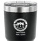 Streamin' on the Strand 30 oz Stainless Steel Ringneck Tumbler - Black - CLOSE UP