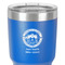 Streamin' on the Strand 30 oz Stainless Steel Ringneck Tumbler - Blue - Close Up