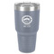 Streamin' on the Strand 30 oz Stainless Steel Ringneck Tumbler - Grey - Front