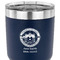 Streamin' on the Strand 30 oz Stainless Steel Ringneck Tumbler - Navy - CLOSE UP