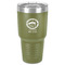 Streamin' on the Strand 30 oz Stainless Steel Ringneck Tumbler - Olive - Front