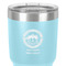 Streamin' on the Strand 30 oz Stainless Steel Ringneck Tumbler - Teal - Close Up