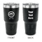 Streamin' on the Strand 30 oz Stainless Steel Ringneck Tumblers - Black - Double Sided - APPROVAL