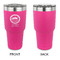 Streamin' on the Strand 30 oz Stainless Steel Ringneck Tumblers - Pink - Single Sided - APPROVAL