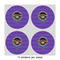 Streamin' on the Strand 4" Multipurpose Round Labels - Sheet