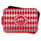 Streamin' on the Strand Aluminum Baking Pan - Red Lid - FRONT w/lif off